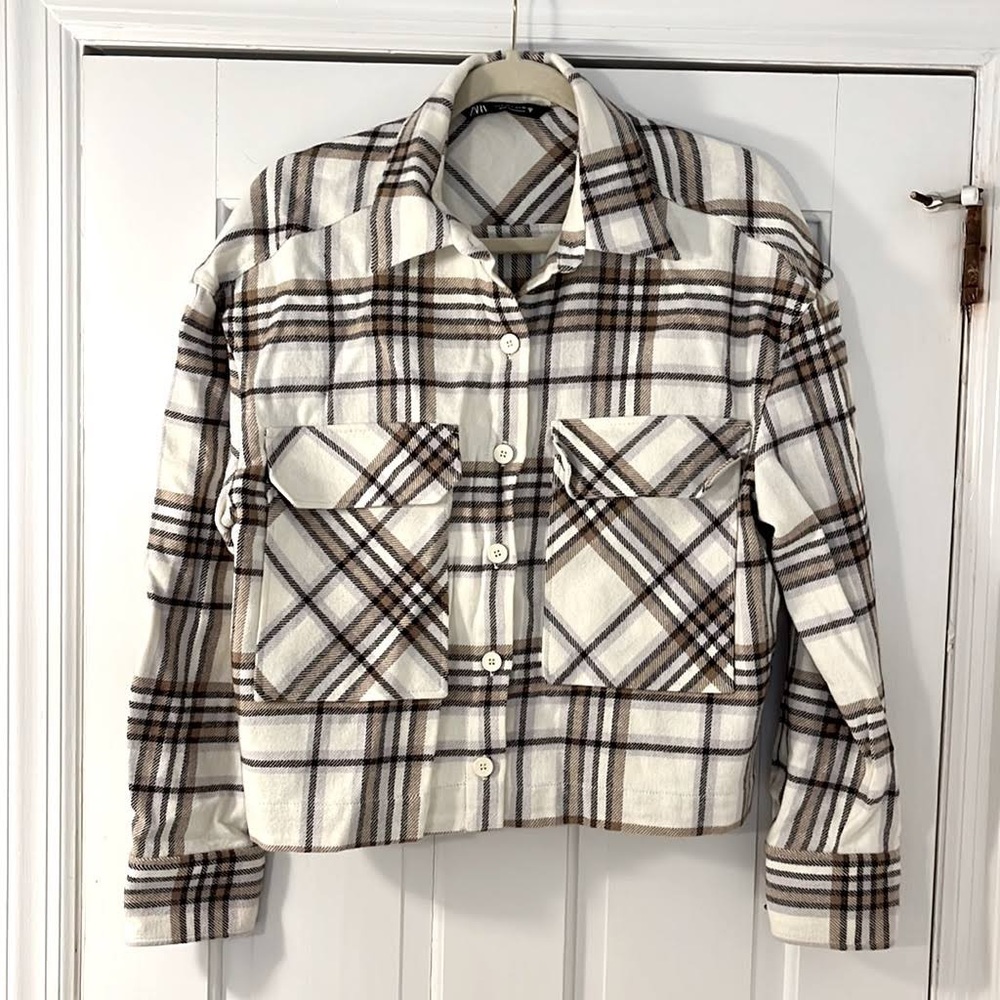 ZARA flannel jacket